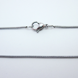 Snake Chain - Steel - 1.2mm width